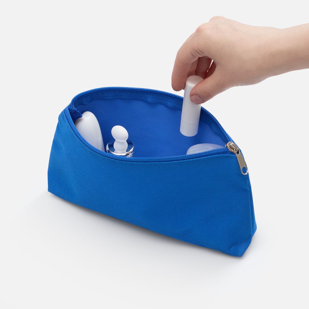 Косметичка Looksi, синяя (Изображение 4)