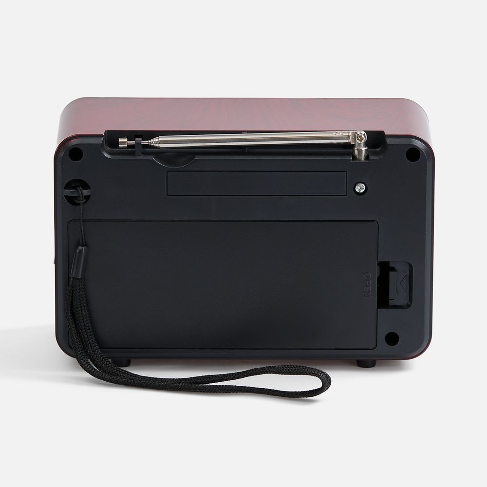 Bluetooth-колонка с радио Listenberg, коричневая (Изображение 4)