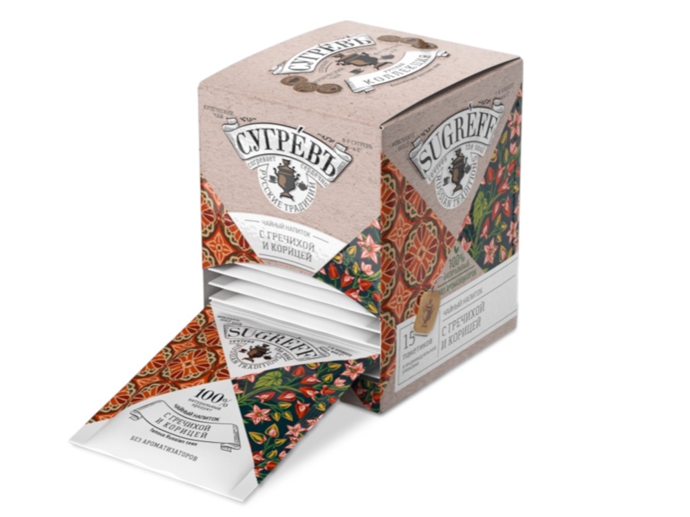 Чайный напиток С гречихой и корицей в индивидуальных саше ()  (Изображение 1)