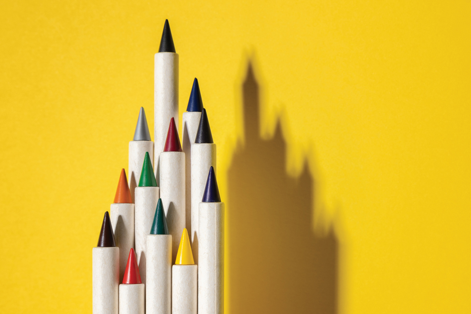 Набор вечных цветных карандашей Micki Infinity GRS, 12 шт (Изображение 6)