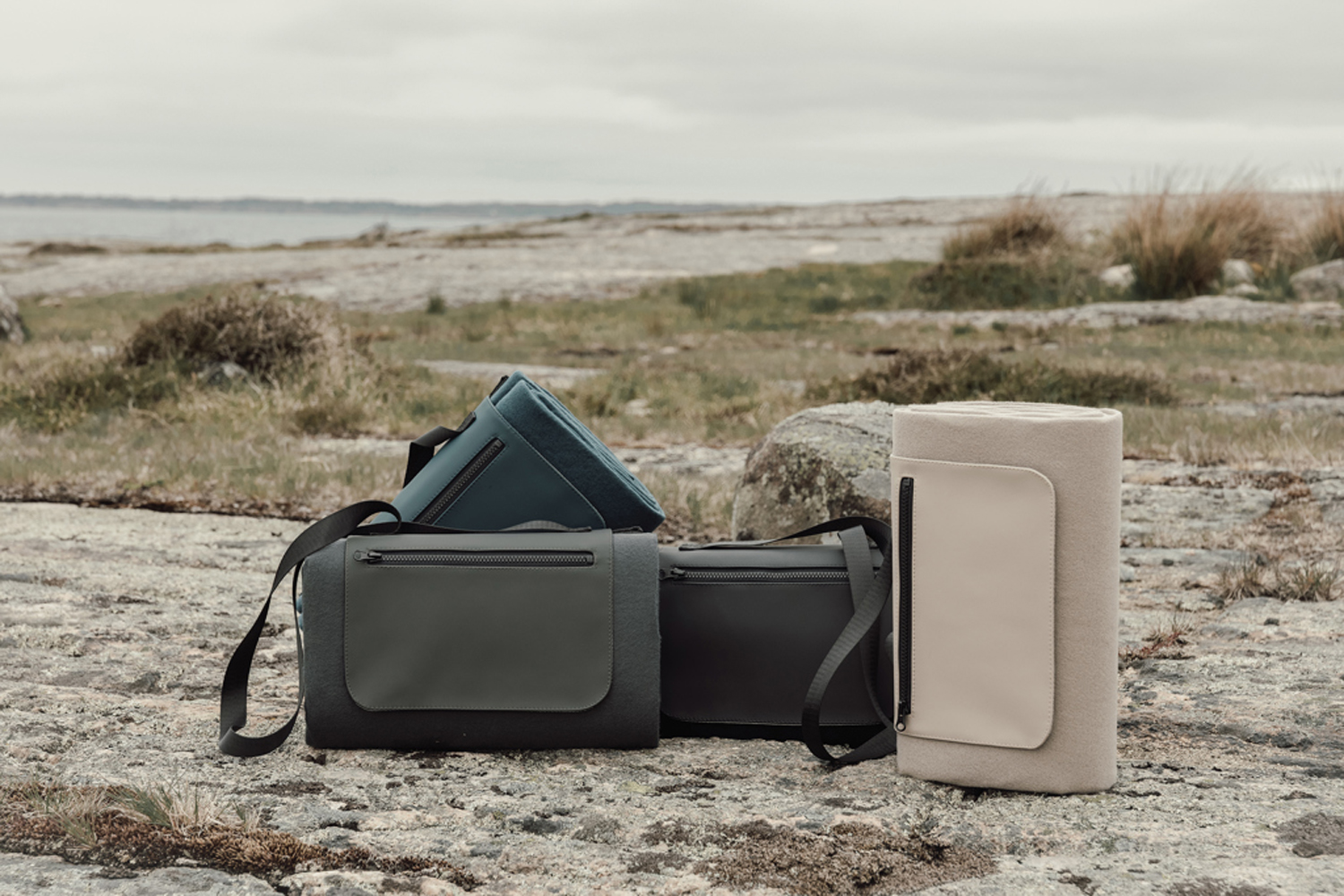 Плед для пикника VINGA Baltimore из переработанного полиэстера RCS, 150х130 см (Изображение 6)