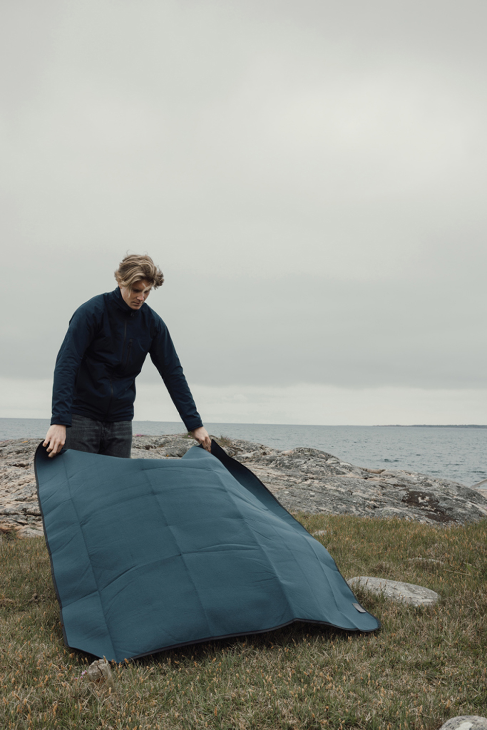 Плед для пикника VINGA Baltimore из переработанного полиэстера RCS, 150х130 см (Изображение 3)