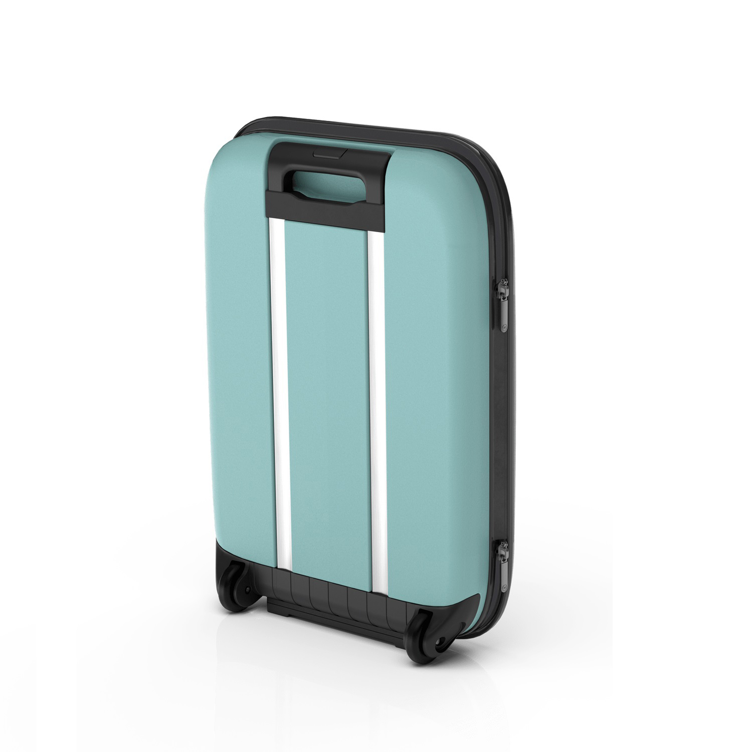 Чемодан складной Rollink Vega II 55x40x20 см, 2 колеса, бирюзовый (Изображение 6)