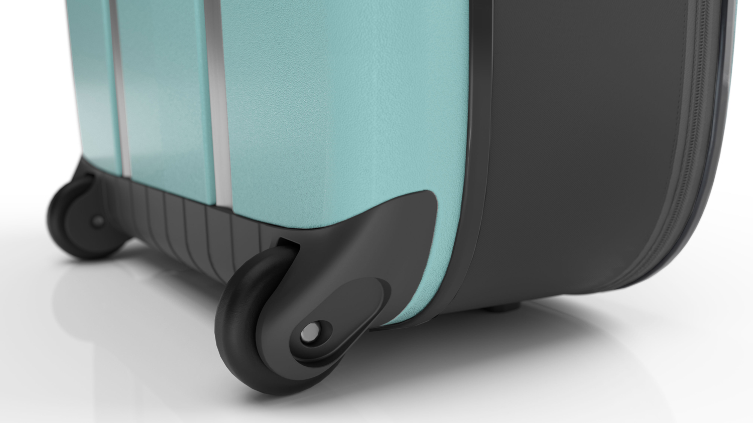 Чемодан складной Rollink Vega II 55x40x20 см, 2 колеса, бирюзовый (Изображение 10)