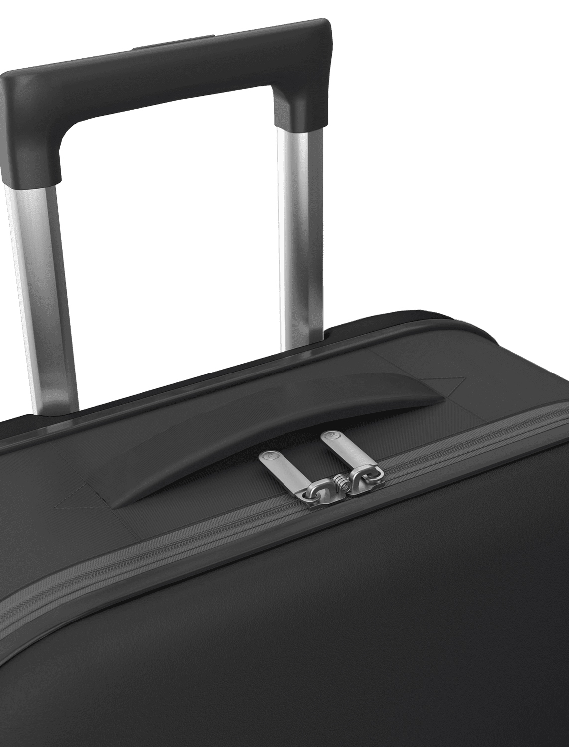 Чемодан складной Rollink Vega II 55x40x20 см, 2 колеса, черный (Изображение 5)
