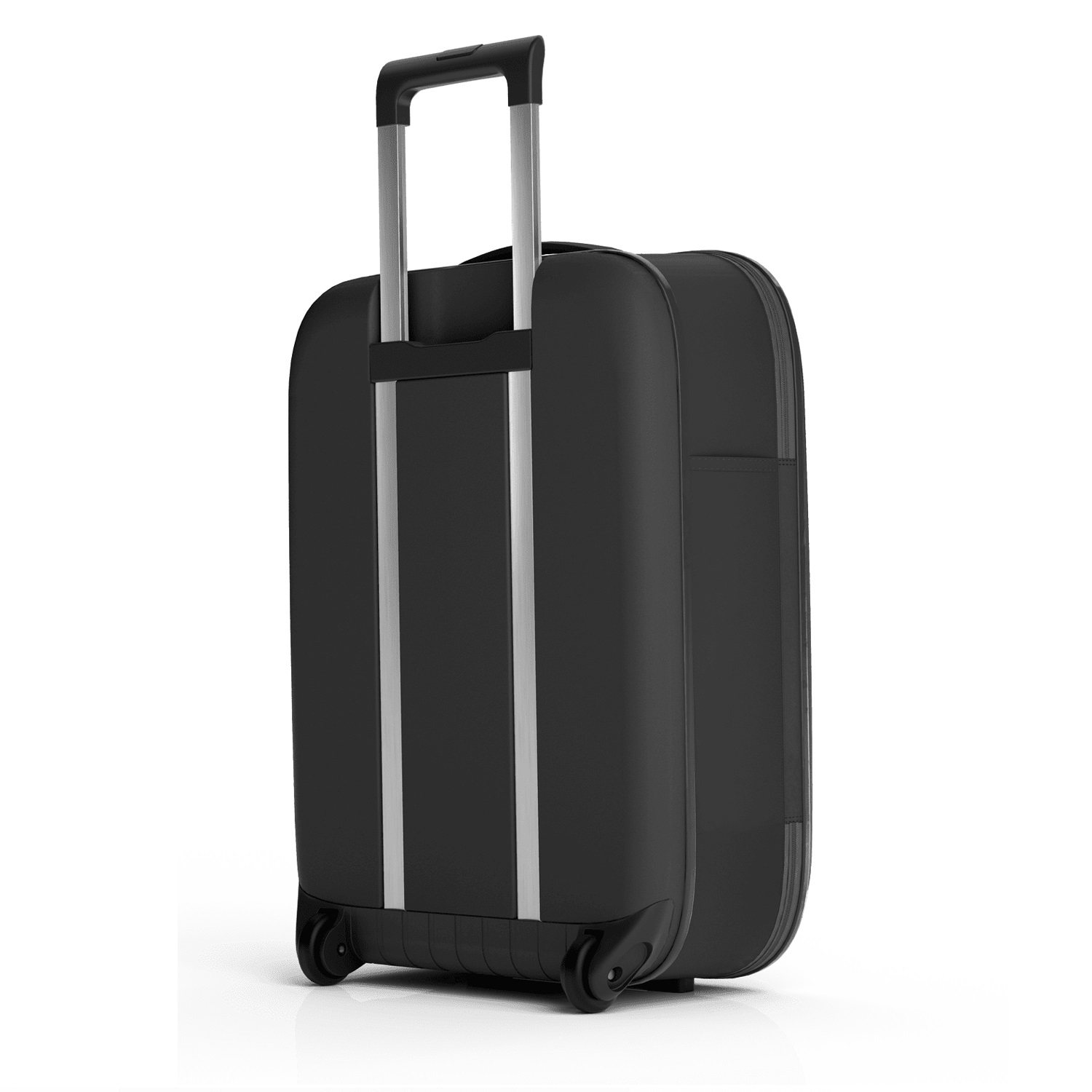 Чемодан складной Rollink Vega II 55x40x20 см, 2 колеса, черный (Изображение 9)