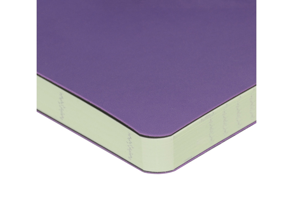 Ежедневник А5 недатированный Megapolis Velvet Flex, светло-фиолетовый (Р) (Изображение 3)