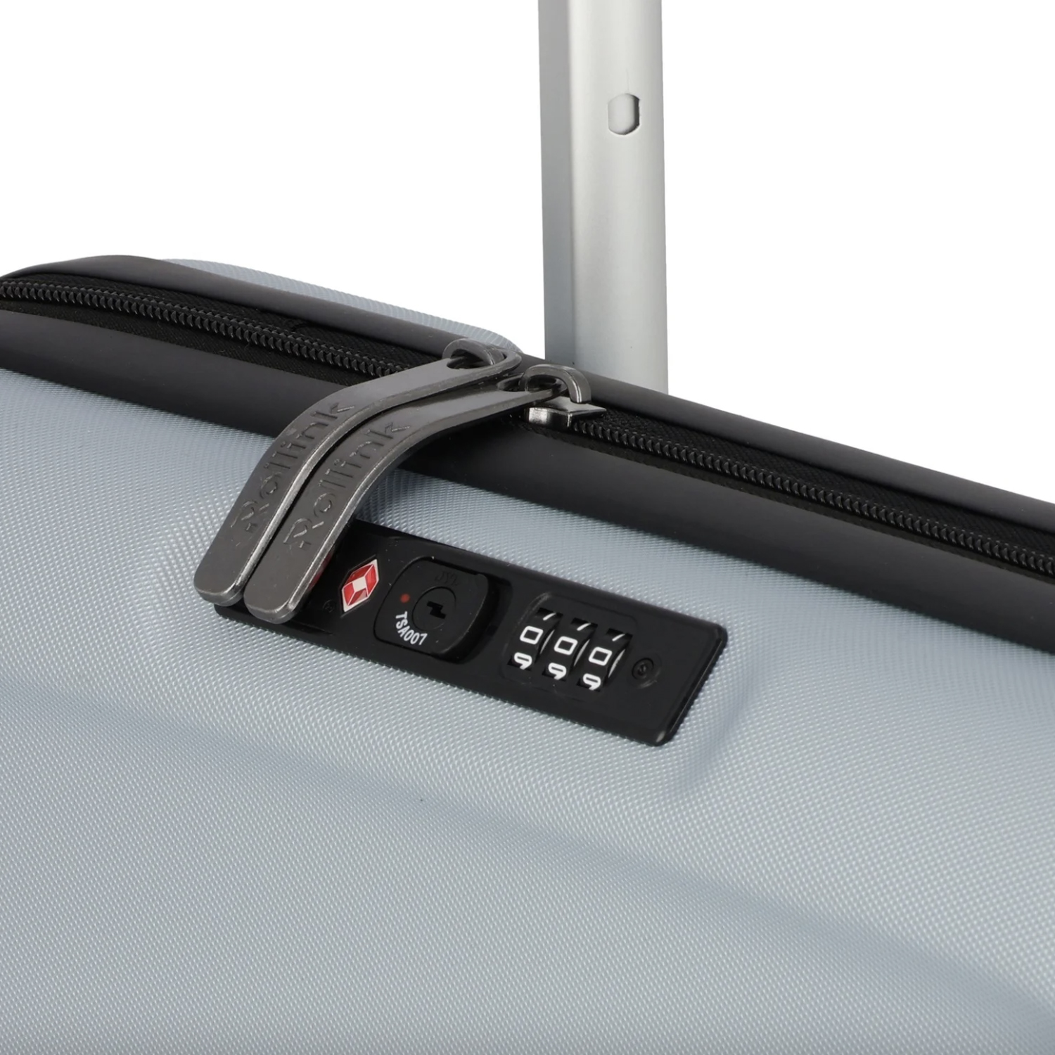 Чемодан складной Rollink FLEX LIGHT 55x40x20 см, 4 колеса, светло-серый (Изображение 4)