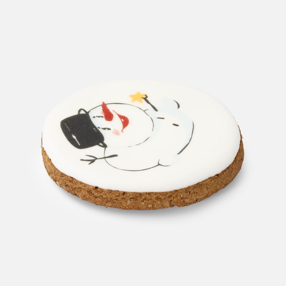 Печенье имбирное «Снеговик» (Изображение 2)