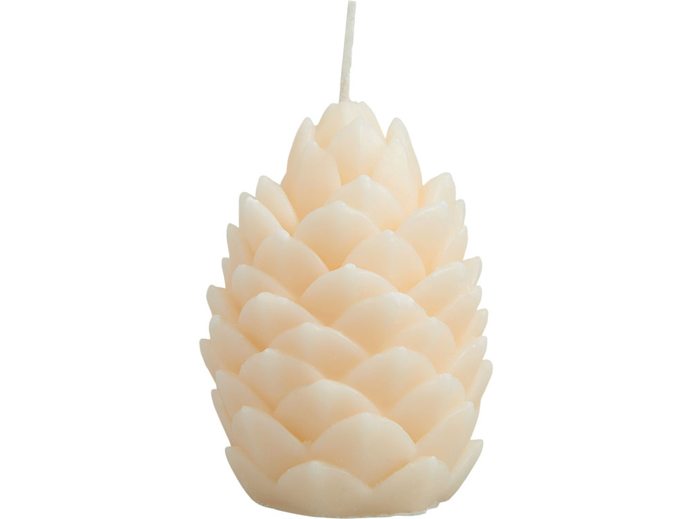 Свеча Шишка, молочный (Изображение 2)