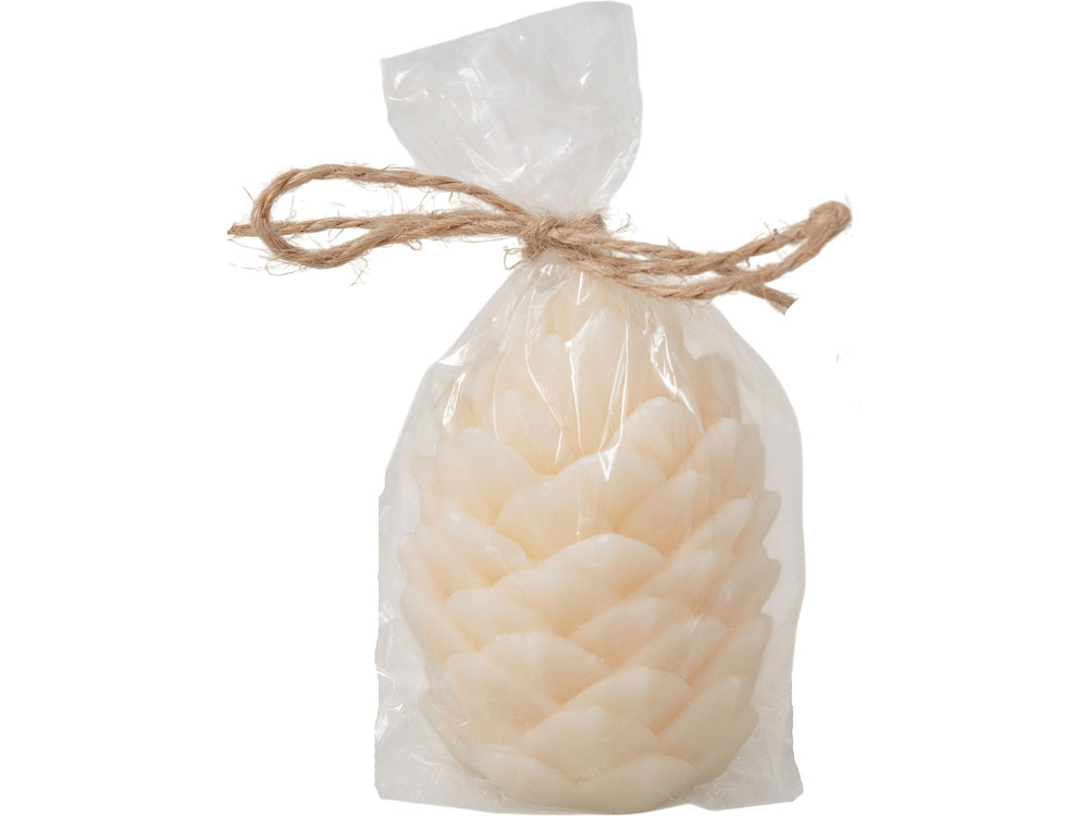 Свеча Шишка, молочный (Изображение 6)