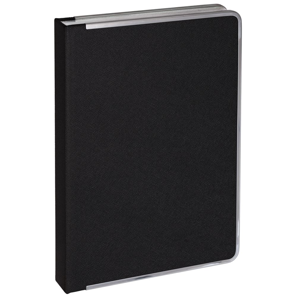 Ежедневник Frame Metal, недатированный, черный (Изображение 2)