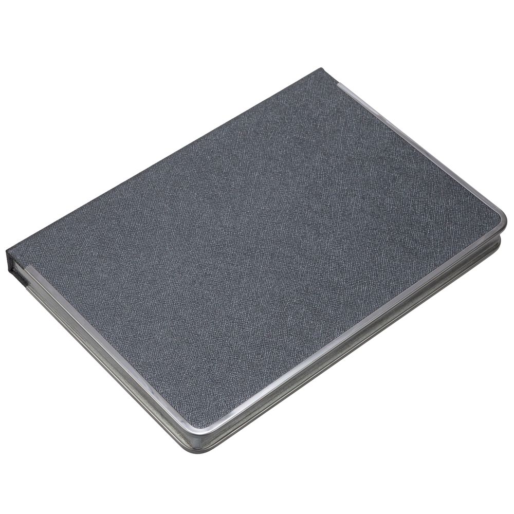 Ежедневник Frame Metal, недатированный, серый (Изображение 4)