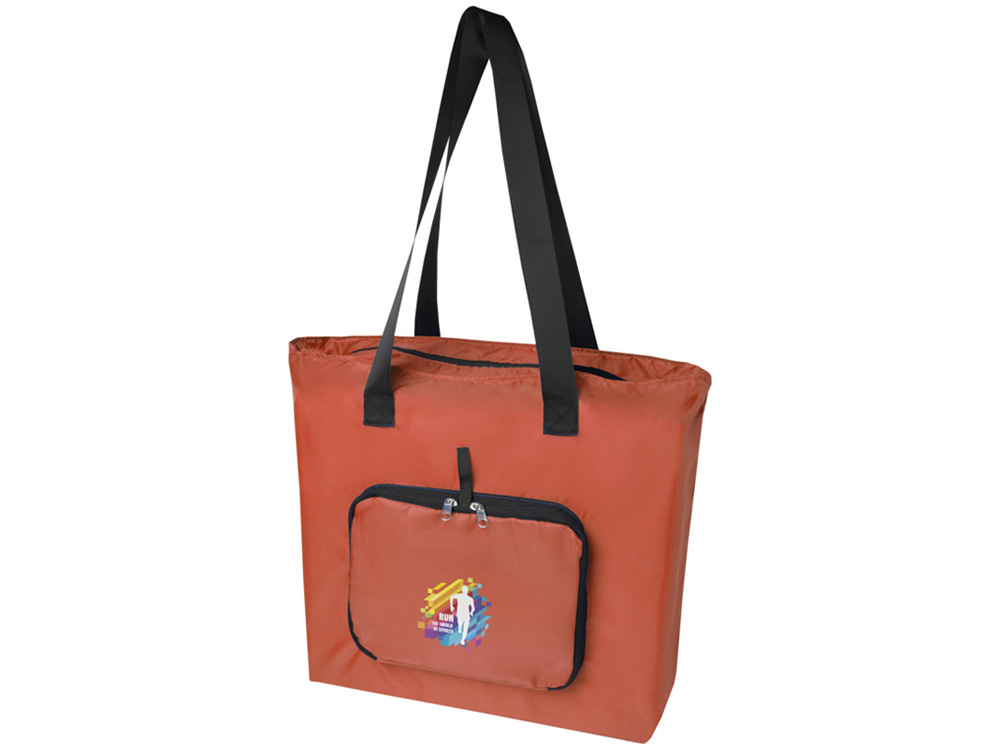 Складная эко-сумка EcoFold (красный)  (Изображение 4)