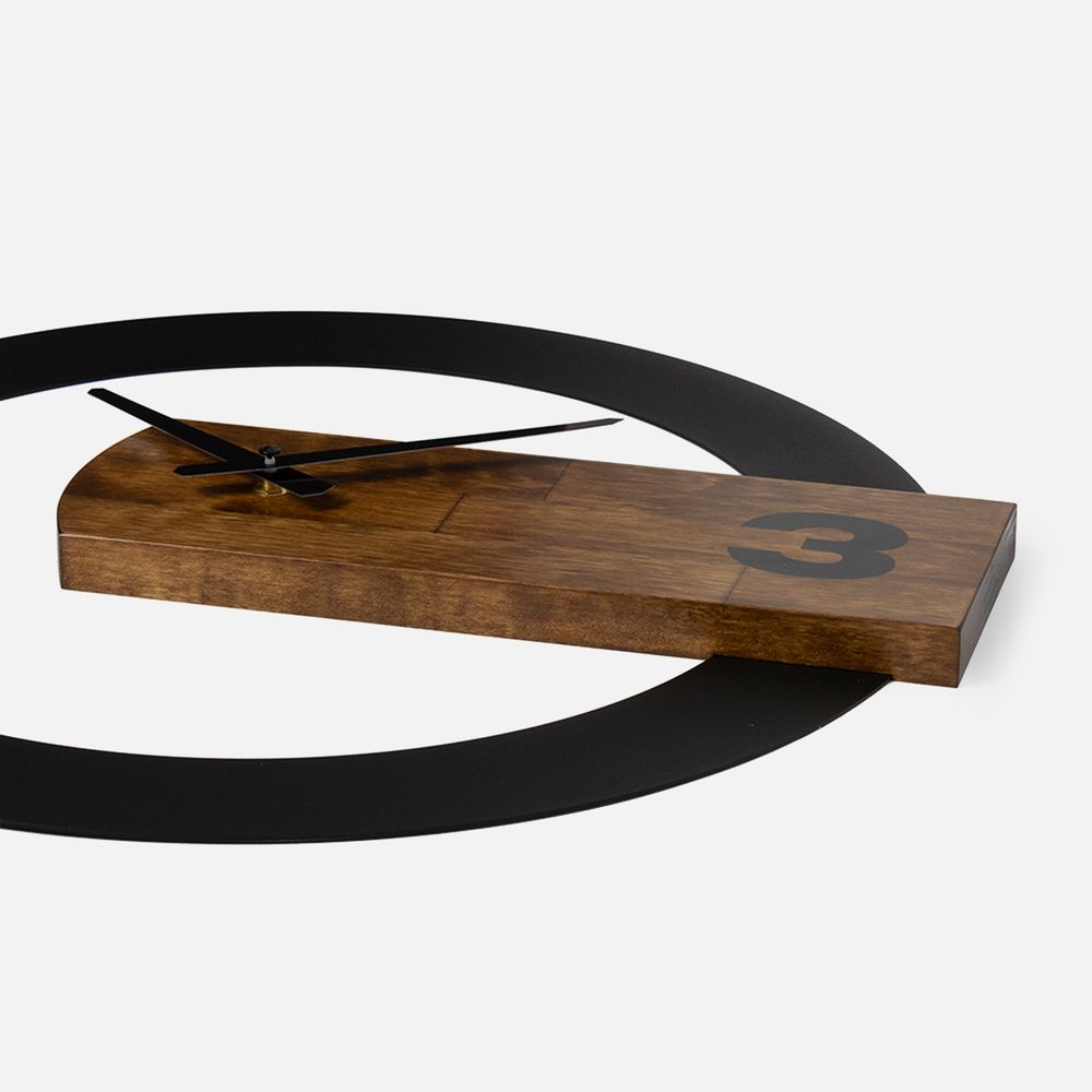 Часы TimeLord, черные с коричневым (Изображение 3)