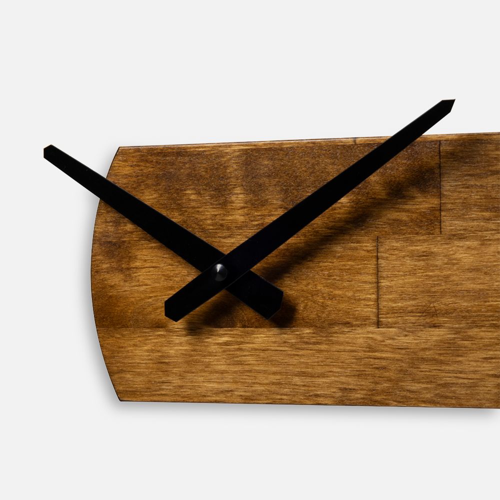 Часы TimeLord, черные с коричневым (Изображение 5)