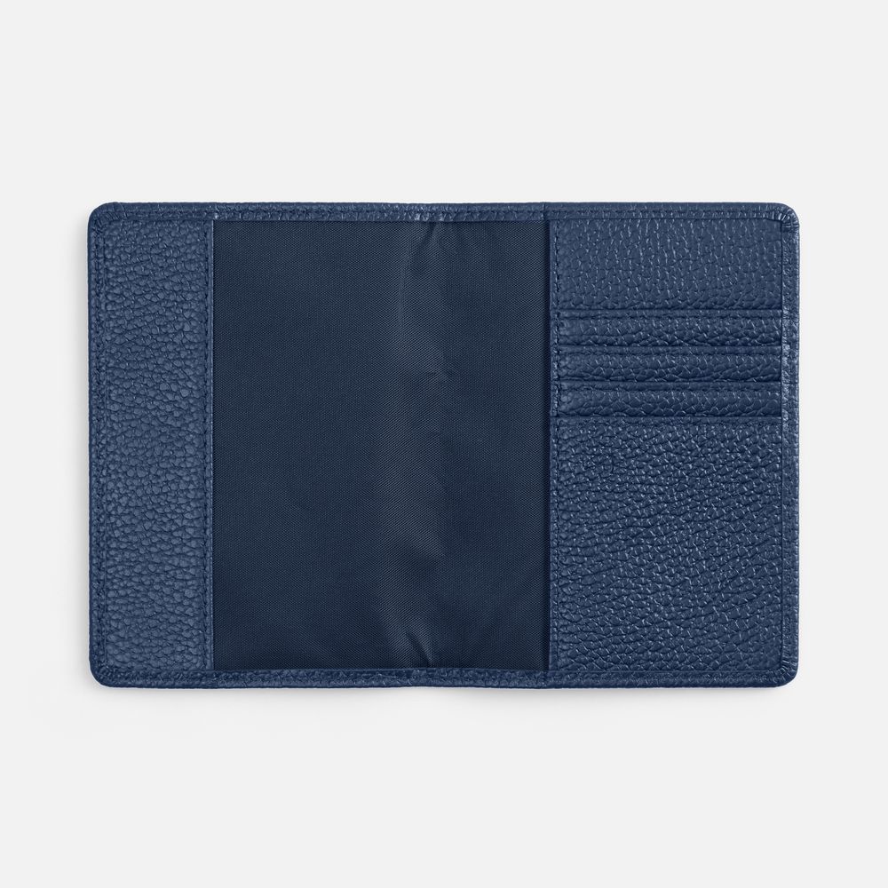 Обложка для паспорта Unison, синяя (Изображение 4)