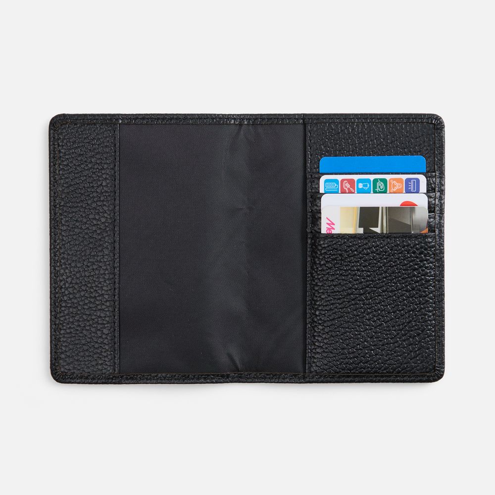 Обложка для паспорта Unison, черная (Изображение 5)