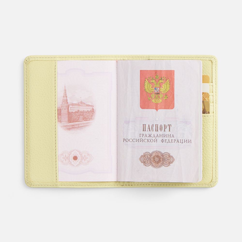 Обложка для паспорта Unison, светло-зеленая (Изображение 6)
