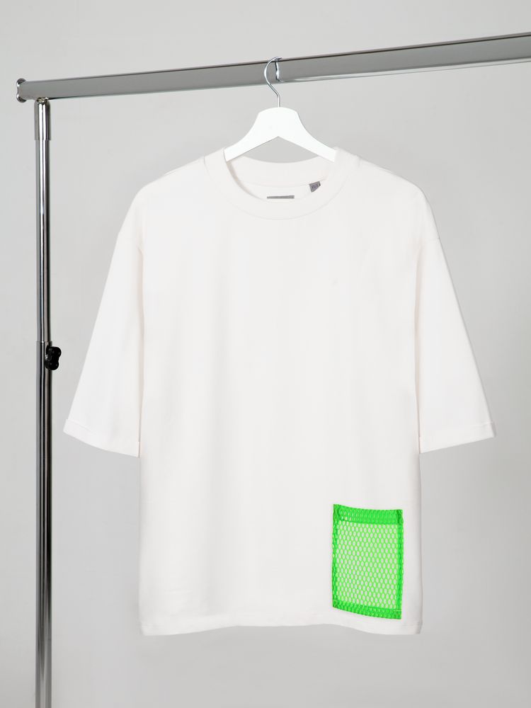 Карман из крупной сетки Pose, серый (Изображение 4)