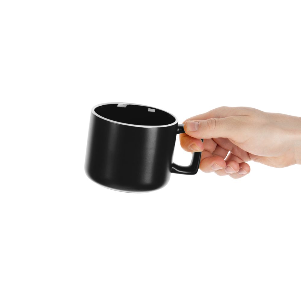 Чашка Fusion, ver.2, черная (Изображение 4)