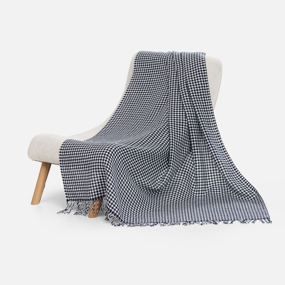 Плед Cambon, иссиня-черный (Изображение 4)