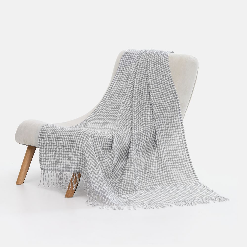 Плед Cambon, светло-серый (Изображение 5)