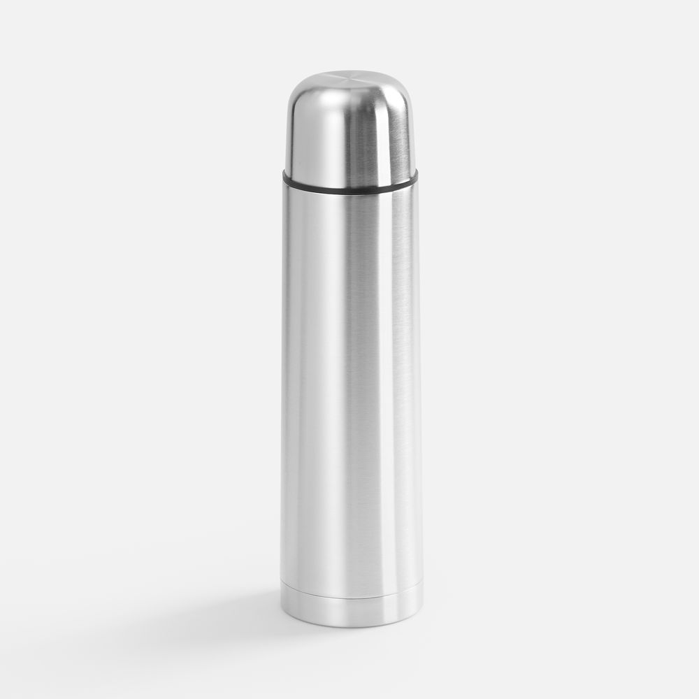 Термос Plain 750, ver.2, серебристый (Изображение 2)