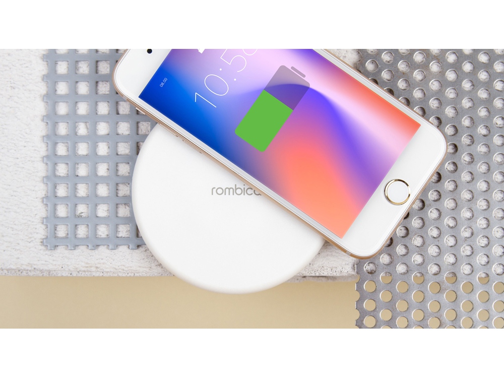 Беспроводное зарядное устройство Rombica NEO Q1W Quick, белый (Р) (Изображение 5)
