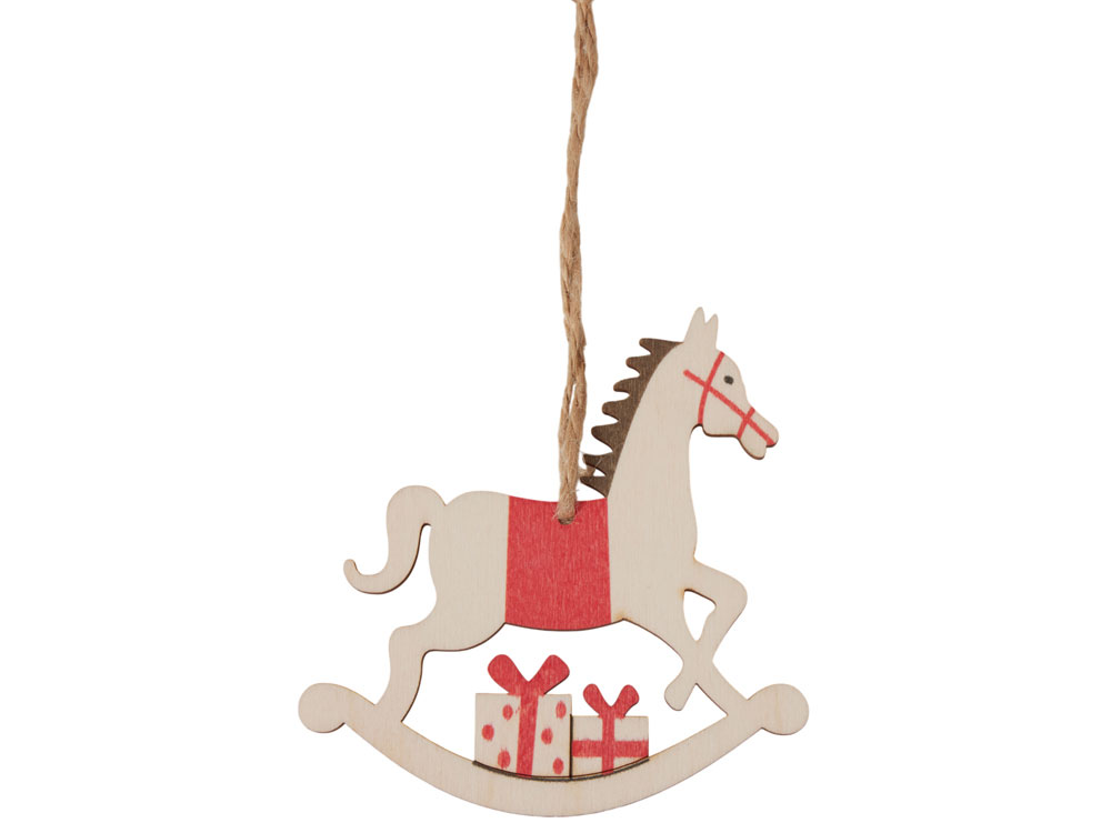 Елочная подвеска - лошадка (печать с 2 сторон) (Изображение 2)