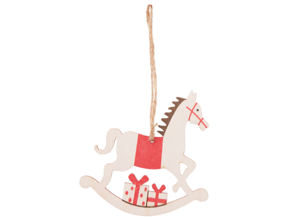 Елочная подвеска - лошадка (печать с 2 сторон) (Изображение 3)