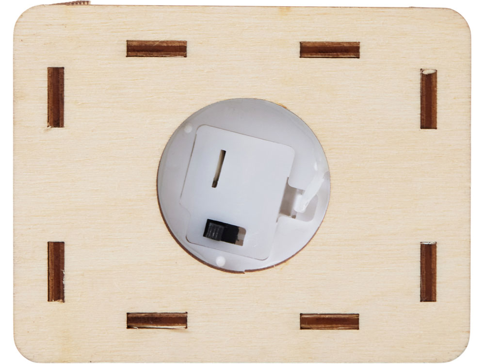 Подвеска с подсветкой домик (с мерцающей свечкой) (Изображение 8)