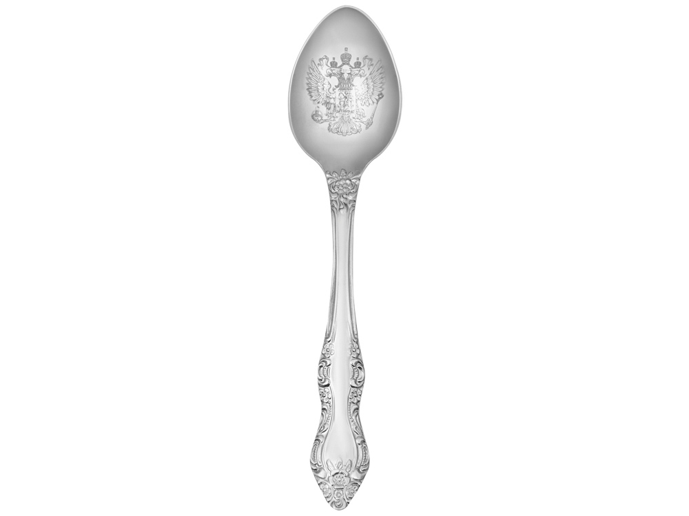 Чайный набор с подстаканником и фарфоровым чайником ЭГОИСТ-М, серебристый/белый (Изображение 4)