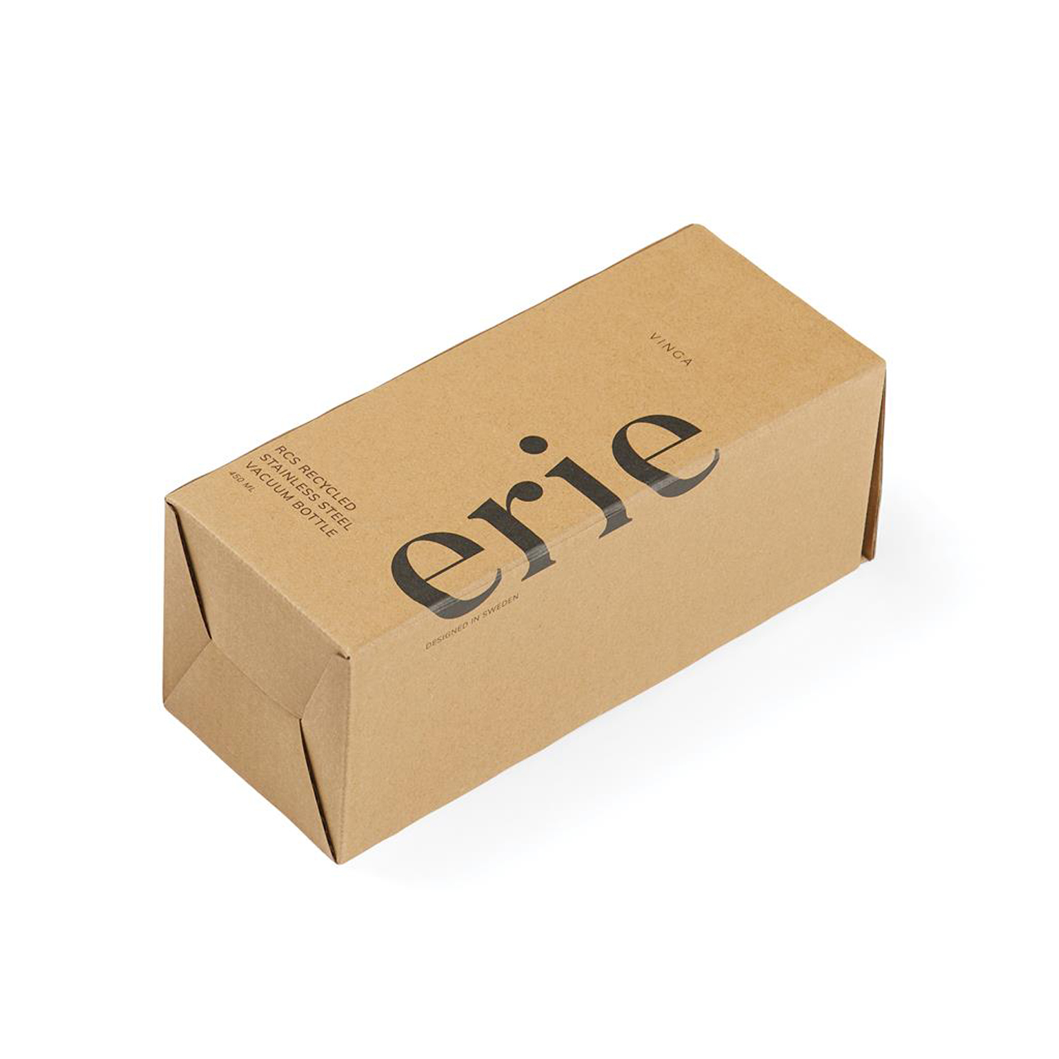 Термобутылка VINGA Erie из переработанной стали RCS, 450 мл (Изображение 2)
