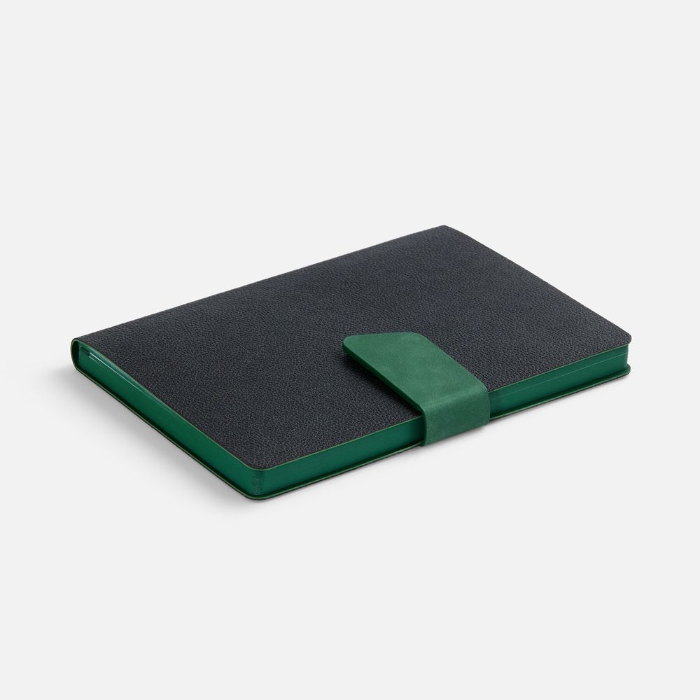 Ежедневник Boom, недатированный, черный с зеленым (Изображение 4)