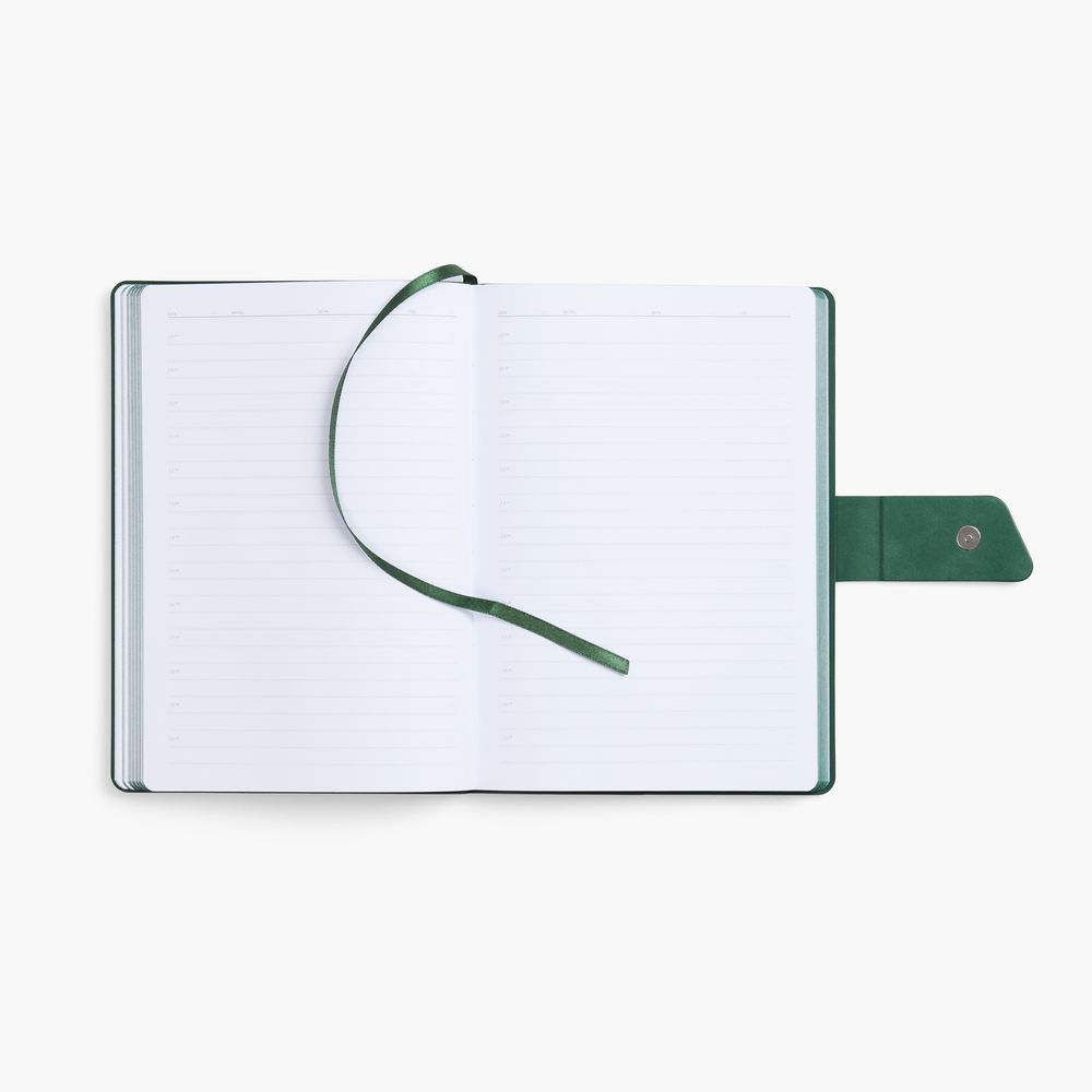 Ежедневник Boom, недатированный, черный с зеленым (Изображение 9)