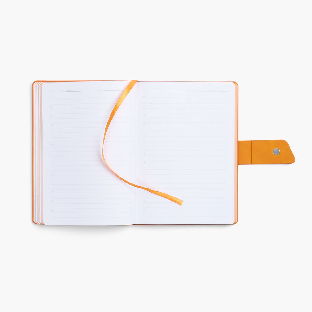 Ежедневник Boom, недатированный, черный с оранжевым (Изображение 9)