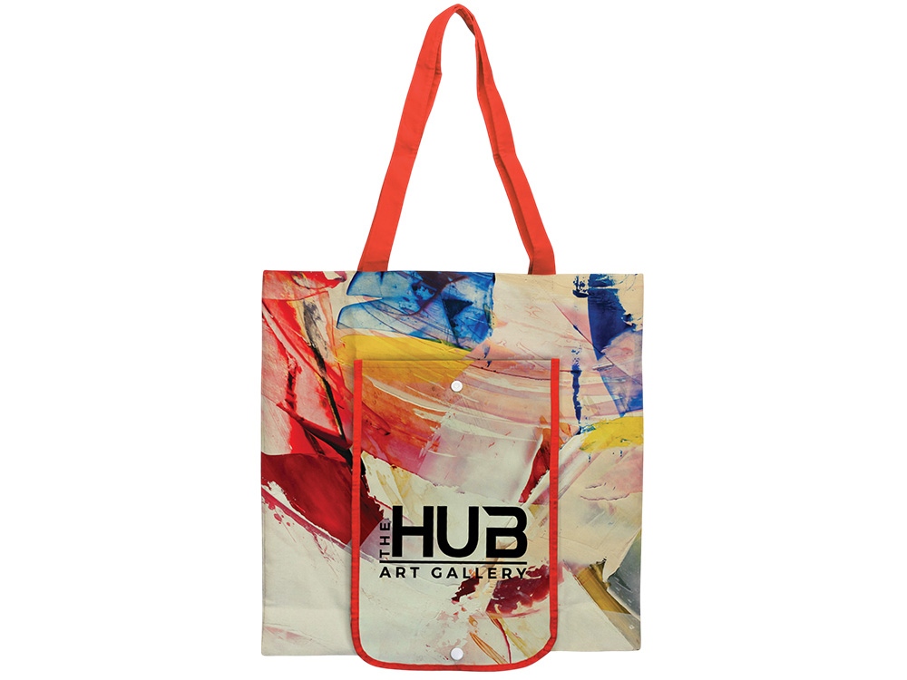 Складная сумка для шопинга с возможностью полноцветной печати (Изображение 3)