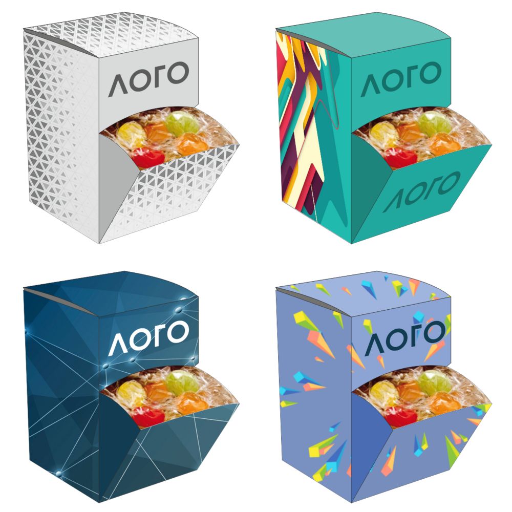 Леденцы в коробке Doza на заказ, 45 штук (Изображение 1)