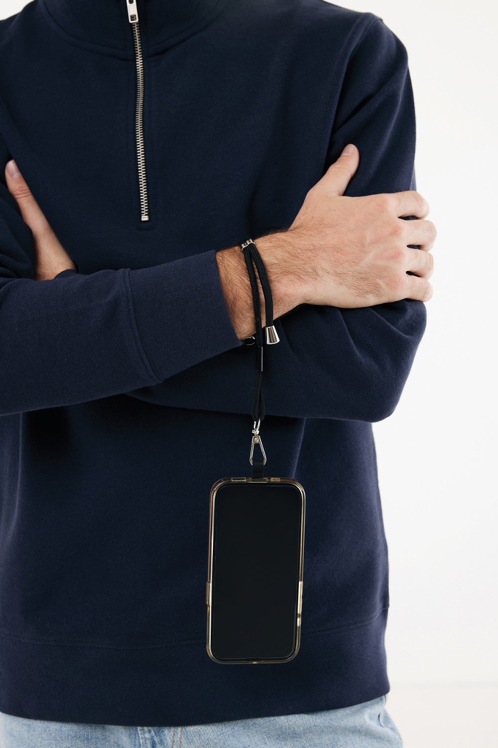 Ремешок-держатель для телефона CarryLoop на запястье из rPET RCS (Изображение 7)