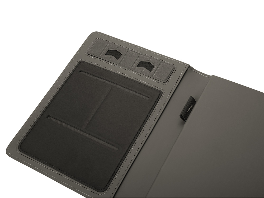 Подарочный набор металлическая ручка и блокнот А5 Twilight  со светящимся логотипом и пауэрбэнком (Изображение 11)