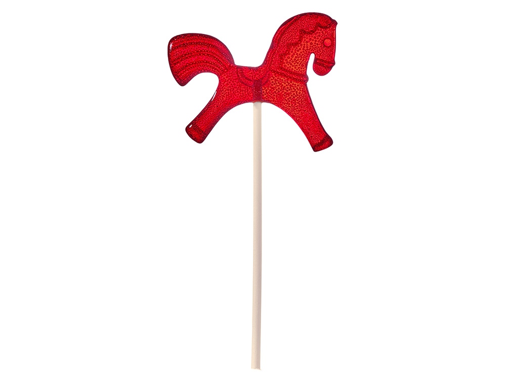 Леденец Лошадка со вкусом вишни (красный)  (Изображение 2)