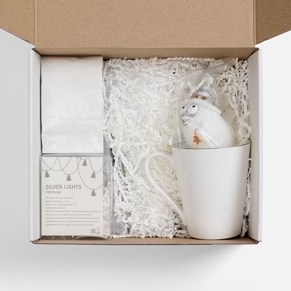 Набор «Планы на счастье», белый с серебристым (Изображение 3)