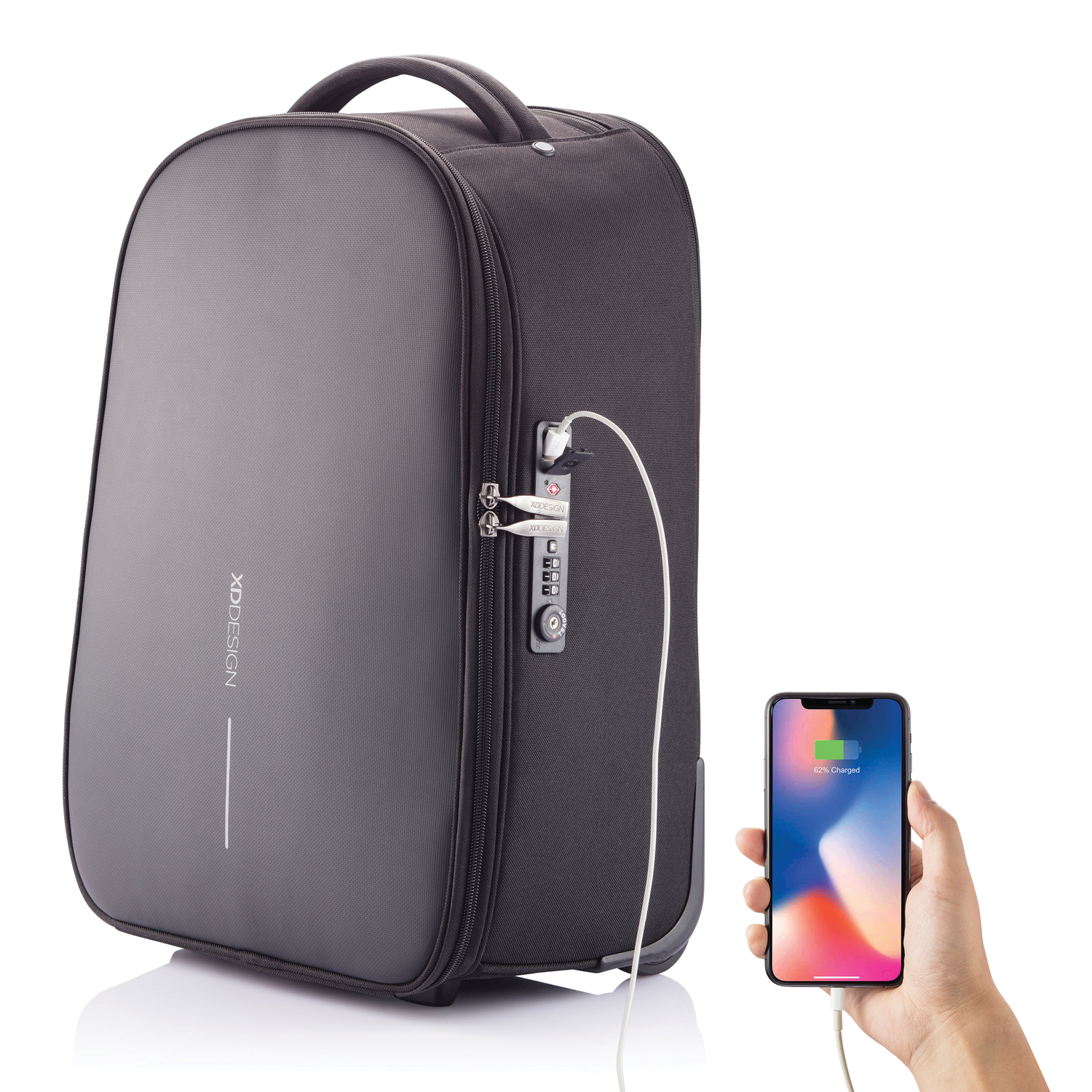 Антикражный рюкзак на колесах Bobby (Изображение 26)