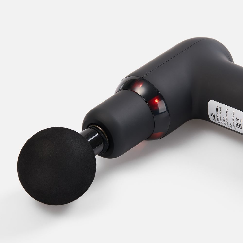 Перкусcионный массажер Stress Away, черный (Изображение 4)