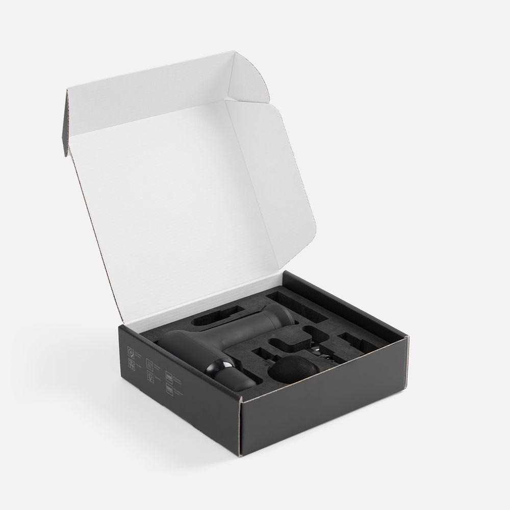 Перкусcионный массажер Stress Away, черный (Изображение 8)