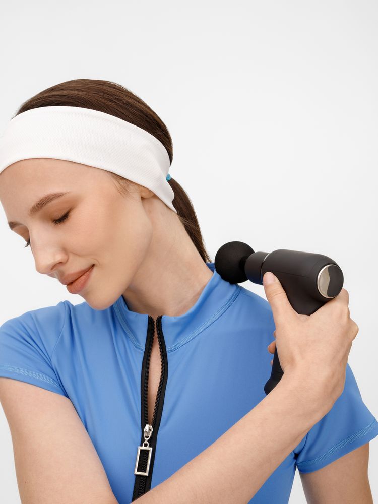 Перкусcионный массажер Stress Away, черный (Изображение 10)