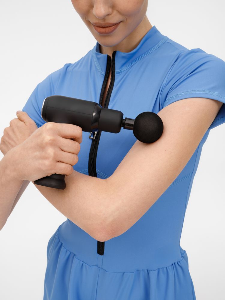 Перкусcионный массажер Stress Away, черный (Изображение 11)