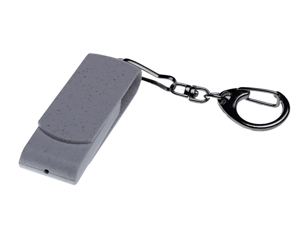 USB 3.0- флешка промо Варуна на 128 Гб с поворотным механизмом (серый) 128Gb (Изображение 2)