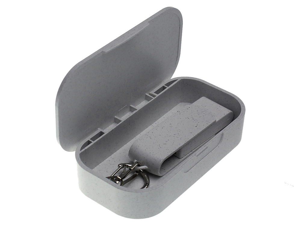 USB 3.0- флешка промо Варуна на 128 Гб с поворотным механизмом (серый) 128Gb (Изображение 4)